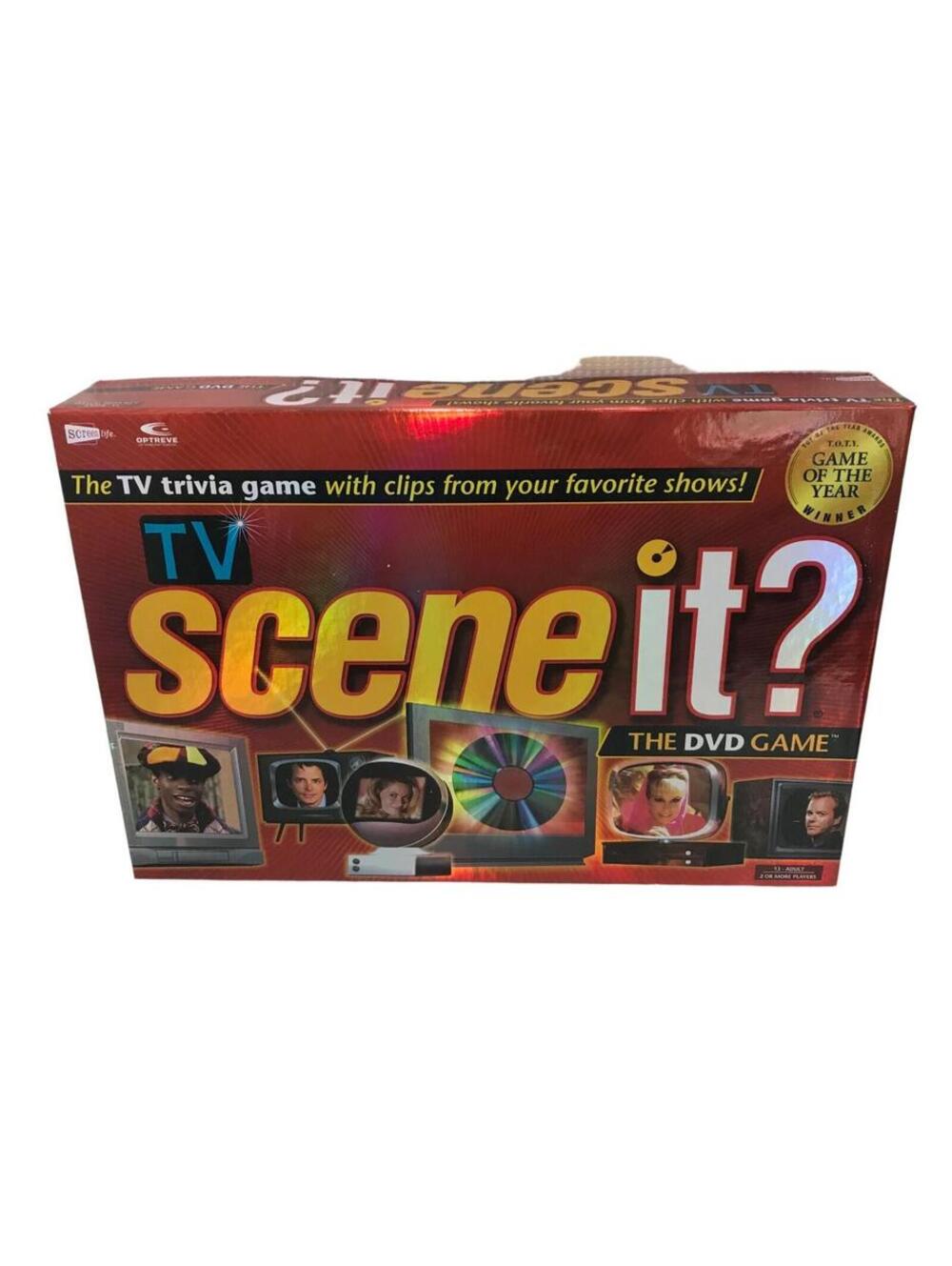 TV Scene It? The DVD Game - 2005 Trivia Game with TV Show Clips Complete